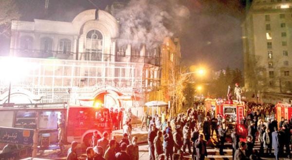 Official Incitement behind Attack on Saudi Embassy and Consulate in Iran