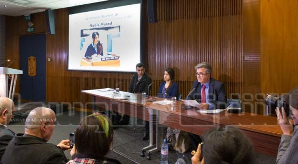 Yezidi Survivor “Nadia” Tells Her Story in London