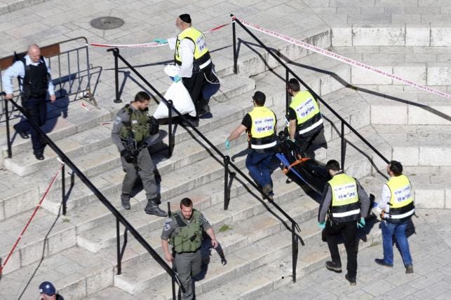 Two Palestinians Shot Dead after Stabbing, Car Ramming