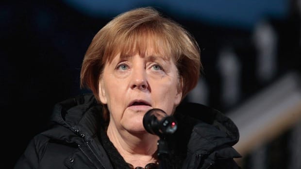A Pig’s Head and a Written Insult outside Merkel’s Constituency Office