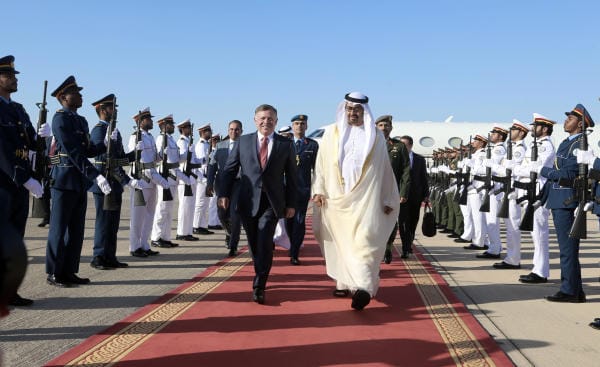 Crown Prince of Abu Dhabi Discusses Strategic Relations with King Abdullah