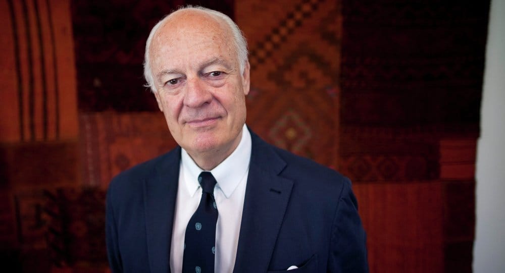 De Mistura Hopes Syria Talks Resume in July