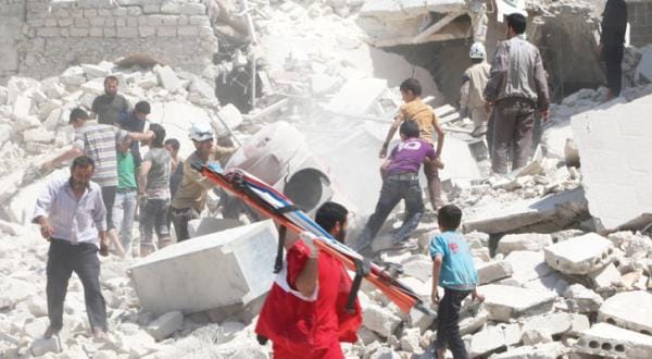 Aleppo Appeals to the World to Help Bury its Dead