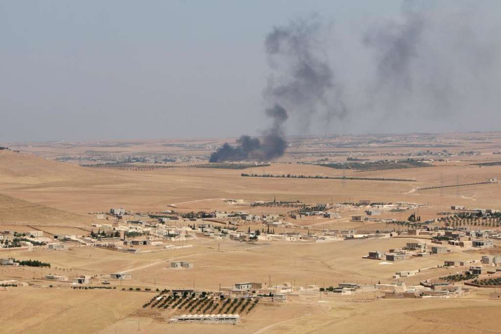 SDF Pushes into ISIS Border Hub as Russian Planes Pound Aleppo