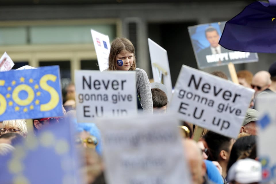 London Streets Demonstrate against Brexit
