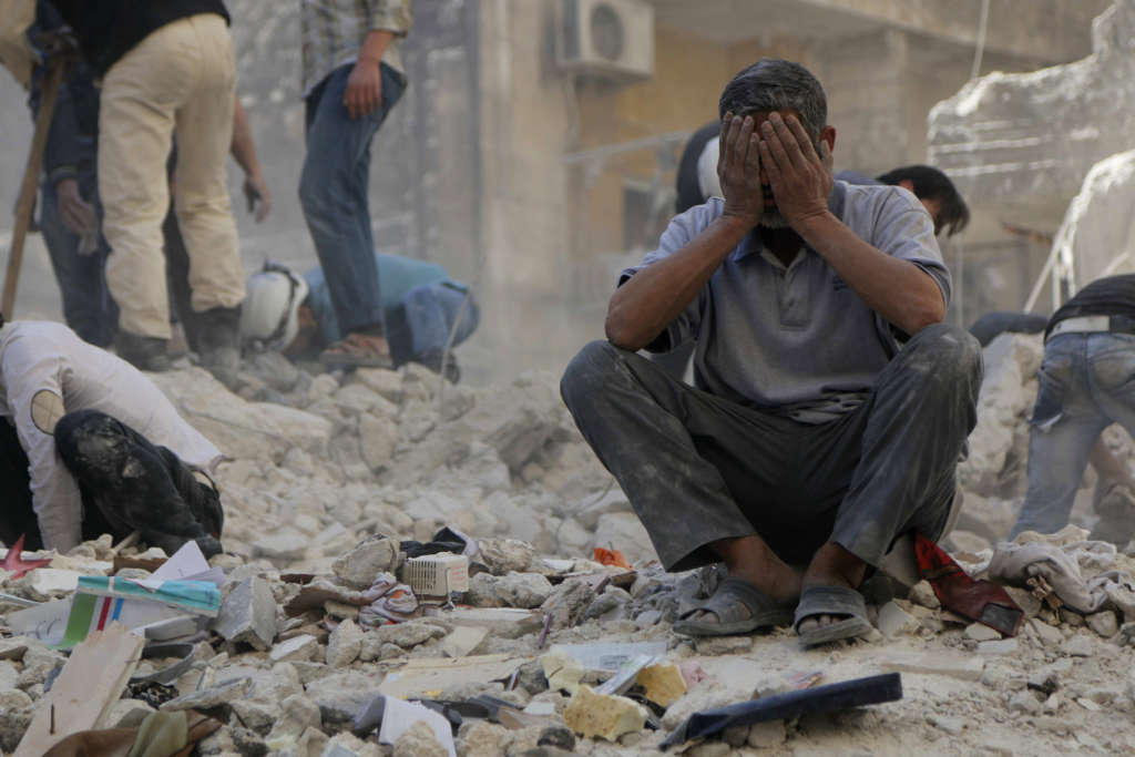 Russia Says Opening Humanitarian Corridors around Aleppo amid ‘Relentless’ Use of Cluster Munition
