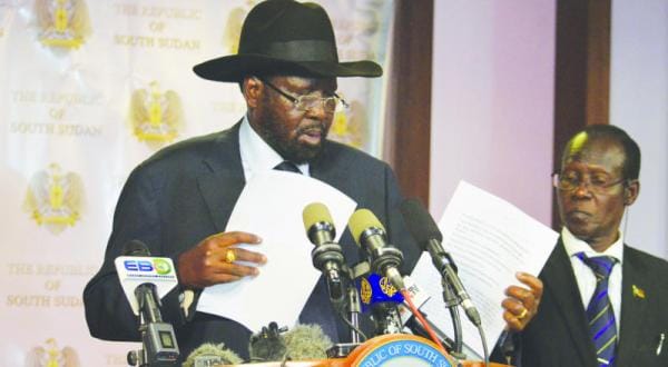 South Sudan: Salva Kiir Declares Ceasefire Agreement With Machar