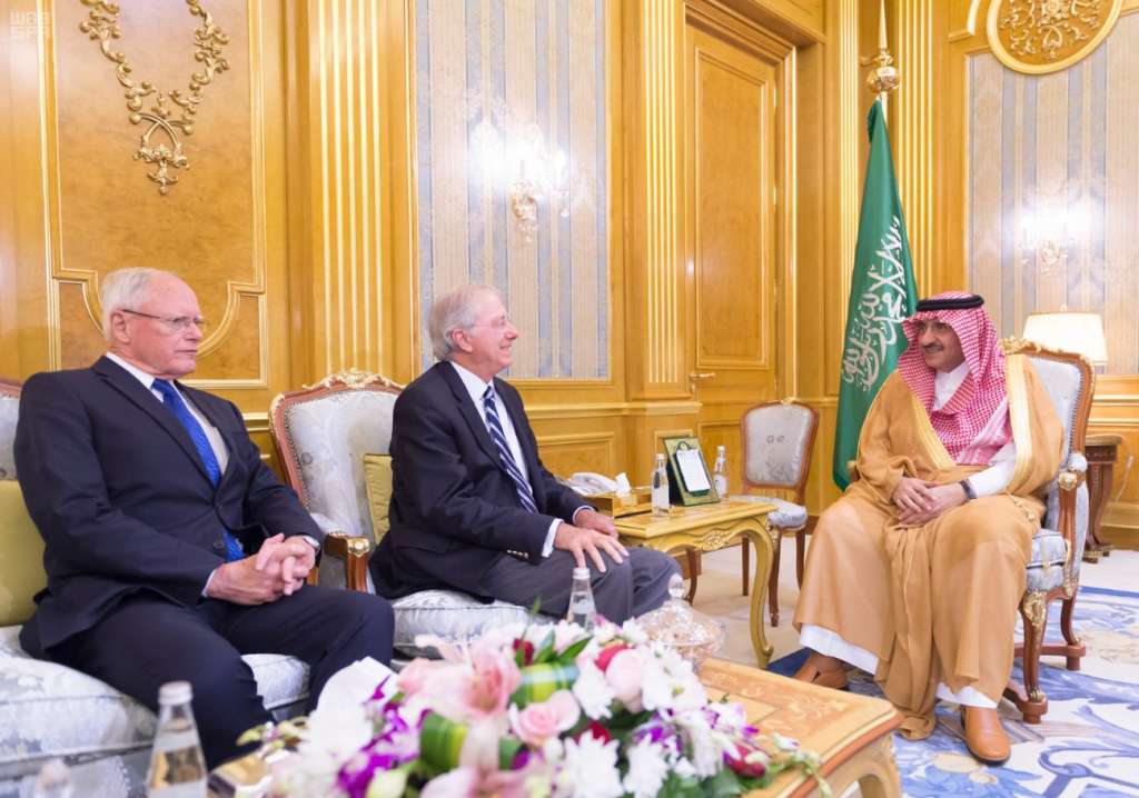 Saudi Crown Prince Discusses Counter Terrorism with U.S. Delegation