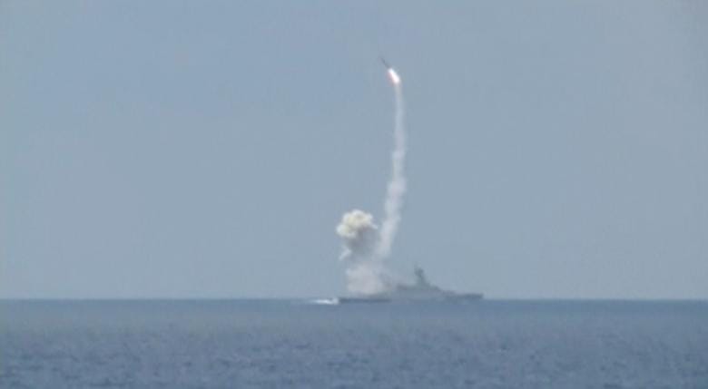 Russian Cruise Missiles Target Syria
