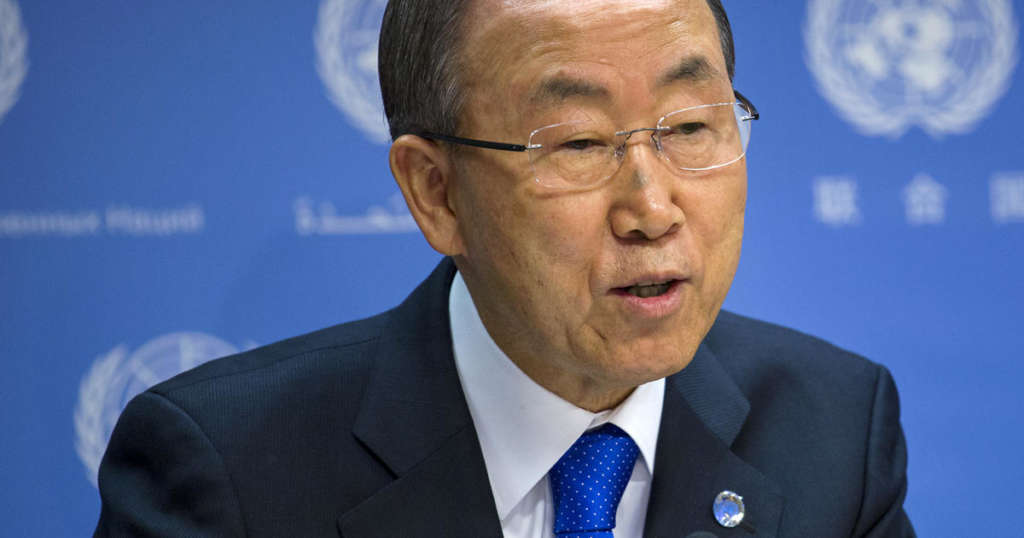 Ban Ki-moon Lauds Saudi Arabia’s Leading Role in Fighting Terrorism