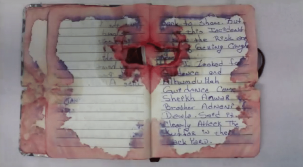 Journal of NY Bombing Suspect Bear Traces of ISIS, Qaeda
