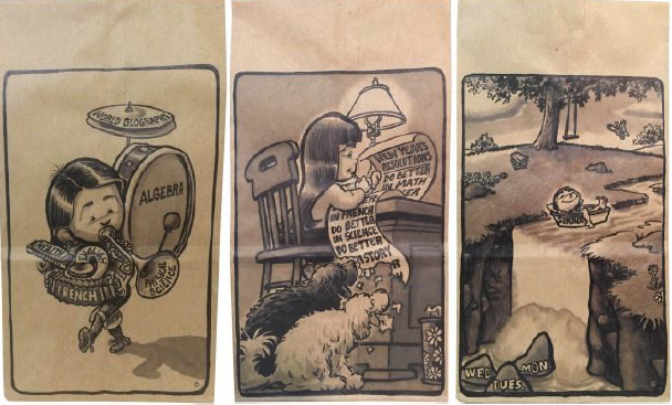 How One Student’s Midday Meal Became a Lunchroom Cartoon Phenom