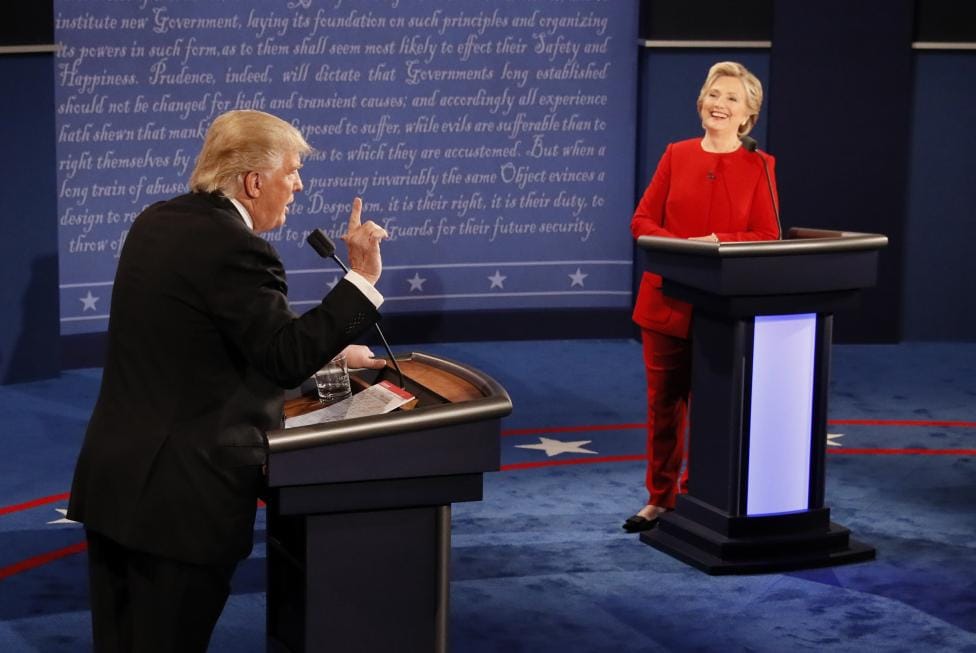 Clinton, Trump Clash in 1st Presidential Debate
