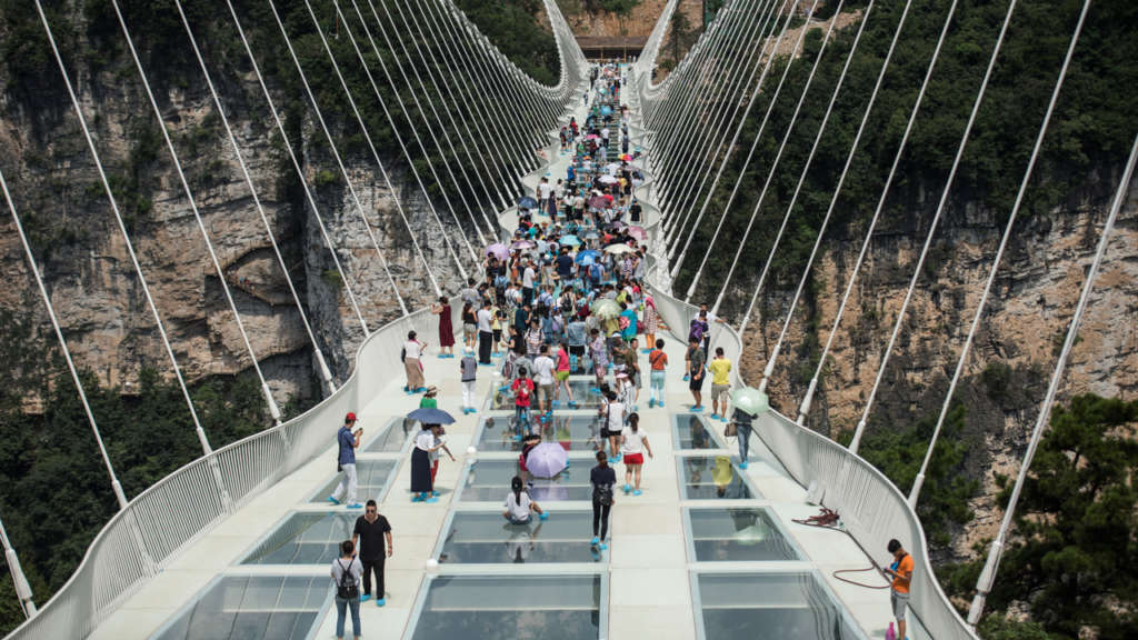 China Closes World’s Longest Glass Bridge