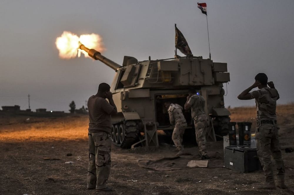 Fierce Clashes in Christian Iraqi District Al-Hamdaniya