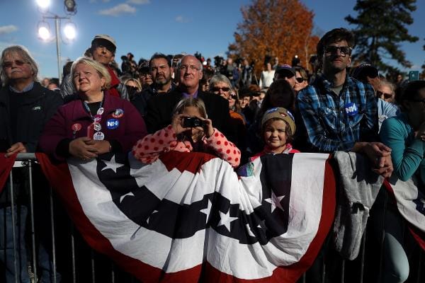 U.S. Citizens Cast Ballots as Presidential Race Nears to an End