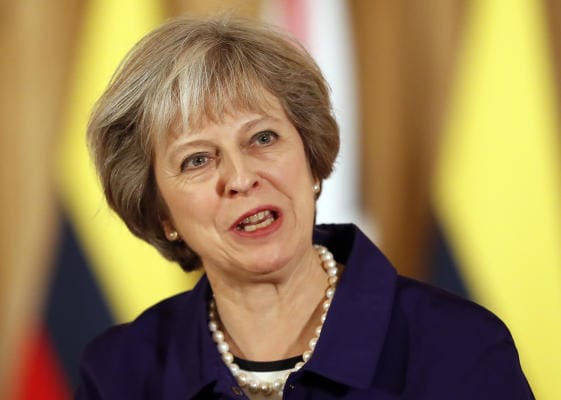 UK PM May Says Values Independent Judiciary