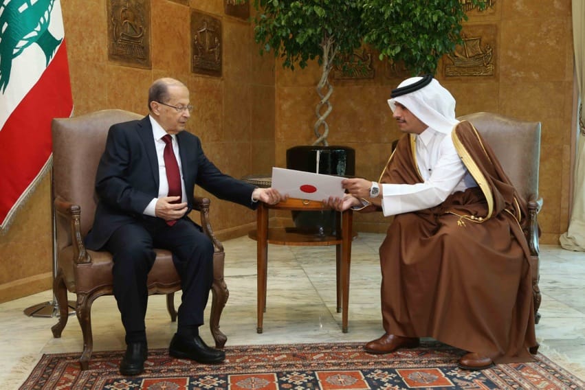 Qatar’s Foreign Affairs Minister in Beirut
