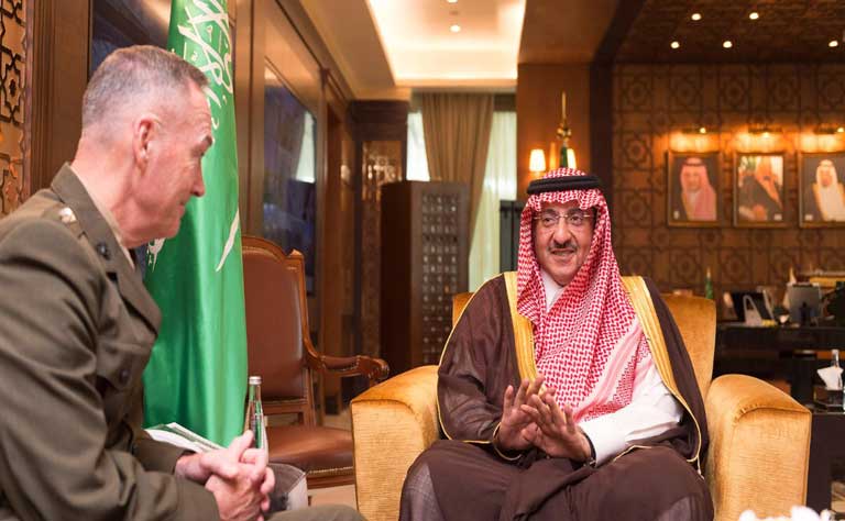 Crown Prince Receives Chief of U.S. Joint Chiefs of Staff