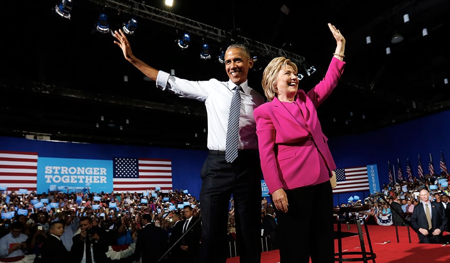 Barack Obama Hails Clinton in Last Speech as U.S. President
