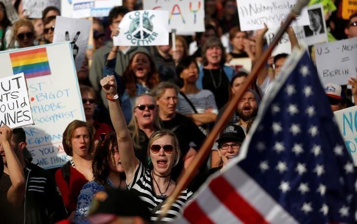 Demonstrators to March for a Fifth Day against Trump Presidency