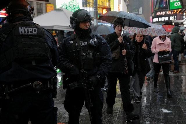 Sand Trucks to Secure Times Square on New Year’s Eve
