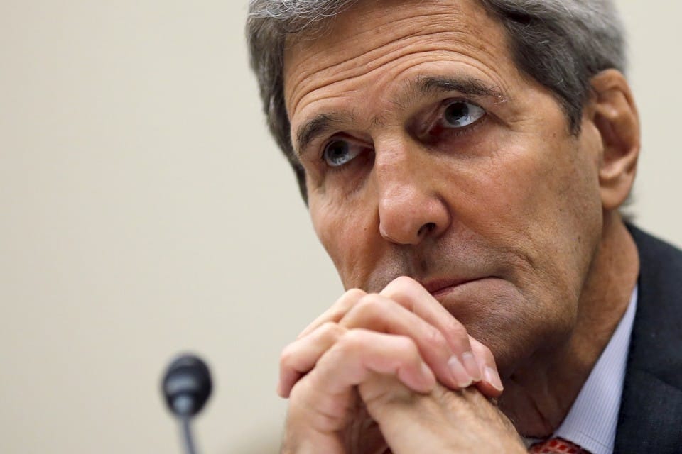Kerry Says Two-state Solution at Risk in Middle East