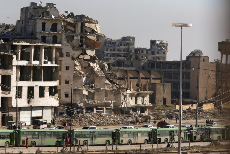 Red Cross Urges all Sides in Aleppo to Resume Evacuation