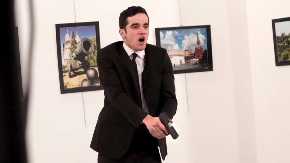 Turkish Police Officer Kills Russian Ambassador