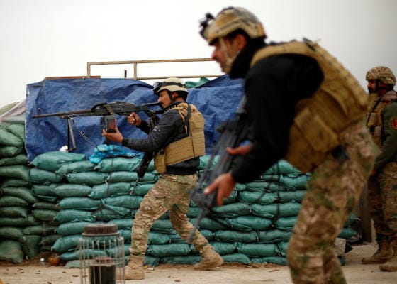 Exchanging Fire across The Tigris, Iraq