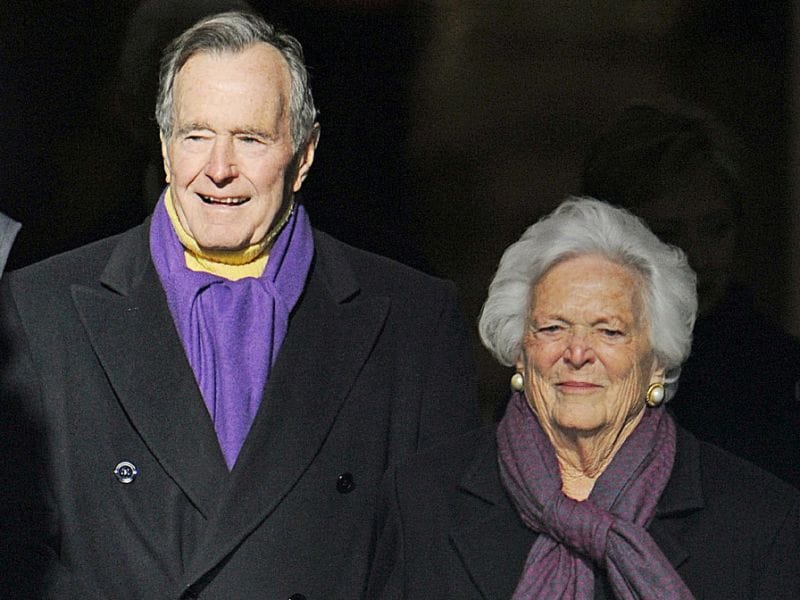 George H.W. Bush in ICU for Pneumonia