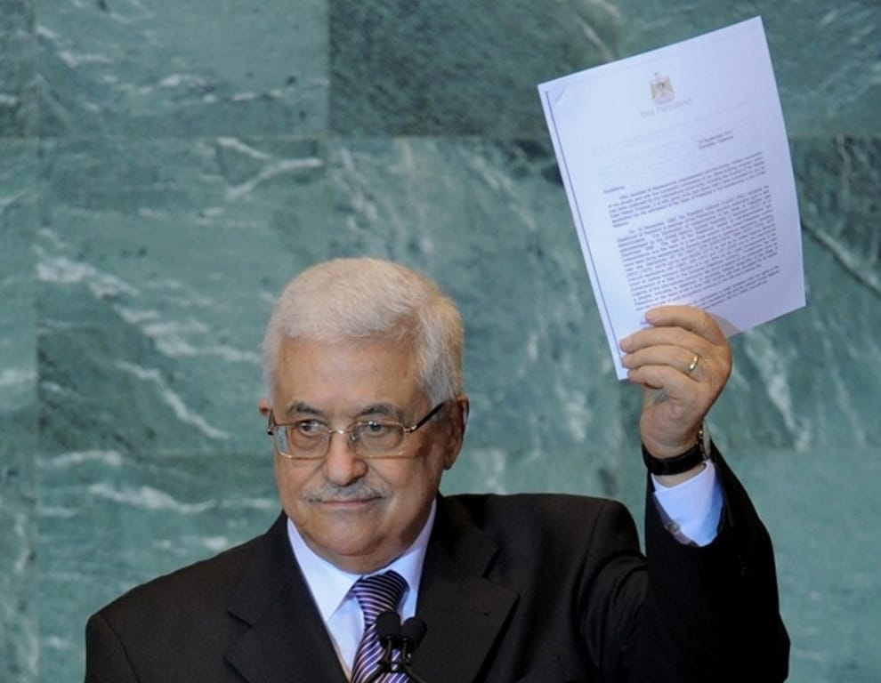 Abbass to Withdraw Recognition of Israel If U.S. Embassy Is Moved to Jerusalem