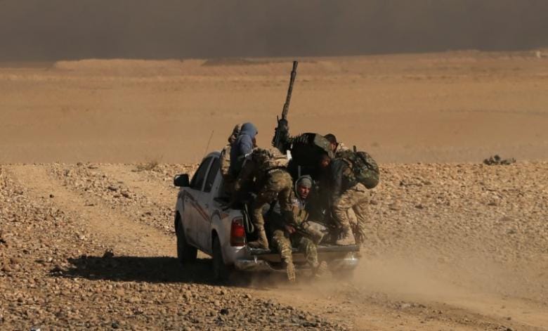 Iraqi Forces Battle ISIS near Tigris River in Mosul