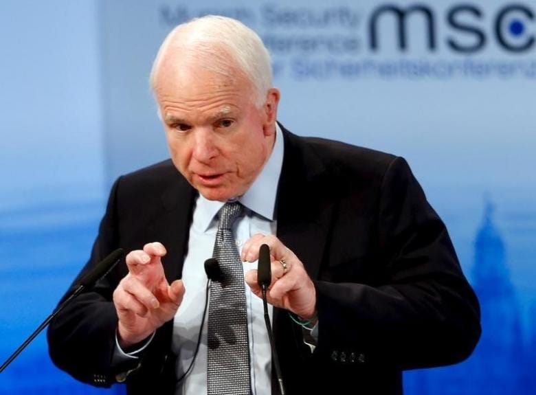 Senator McCain Advises Trump Administration against Lifting Sanctions on Russia