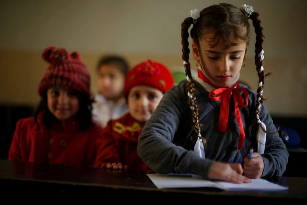 Children Flocking Back to Schools in East Mosul