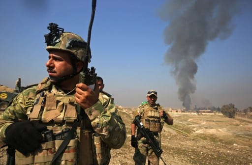 On Mosul Airport Road: Rockets and Gunfire