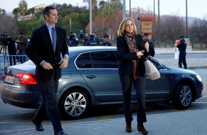Spain’s Princess Cristina Acquitted in Tax Fraud Trial
