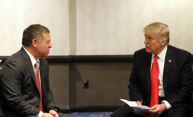 King Abdullah II Meets with U.S. President