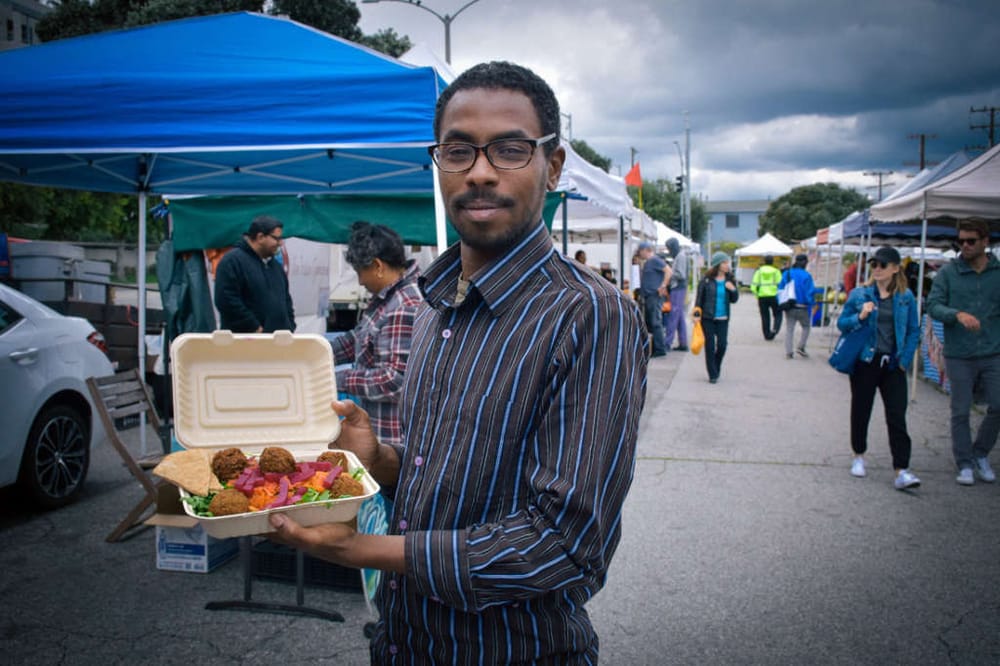 Sudanese Immigrant Serves Up the Best Falafel in Los Angeles