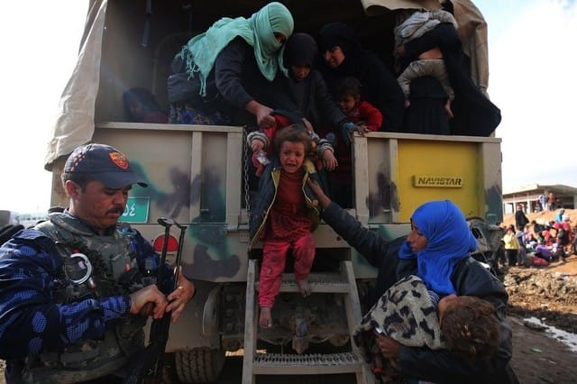 Mosul Residents Wait in Camps to Reunite with Families