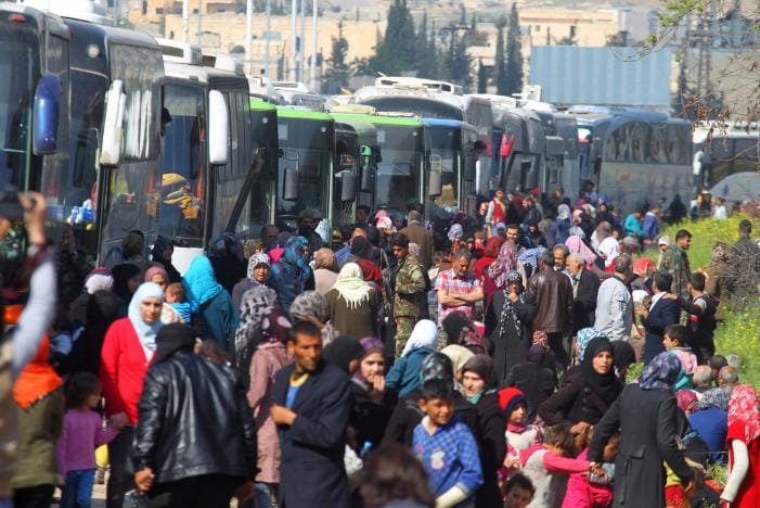 Blast Hits Syrian Bus Convoy near Aleppo