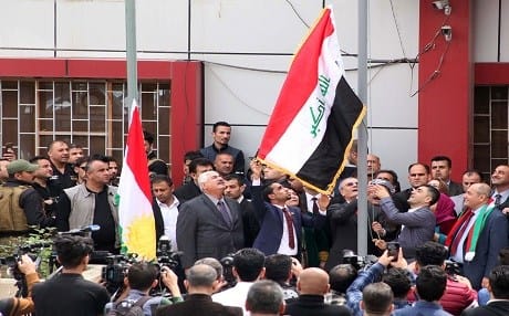 Kirkuk Flags Unify Kurds, Turkey Says they are a ‘Huge Mistake’