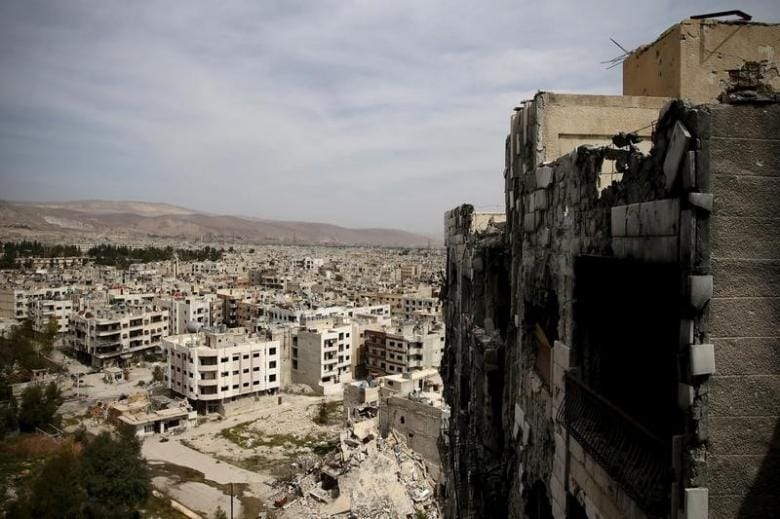 Syrian Regime and Supporters Break into Qaboun Neighborhood