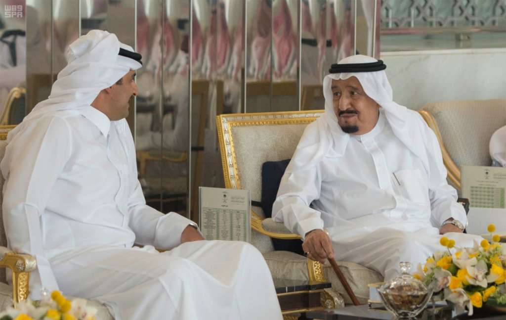 Custodian of the Two Holy Mosques Receives Qatar’s Emir