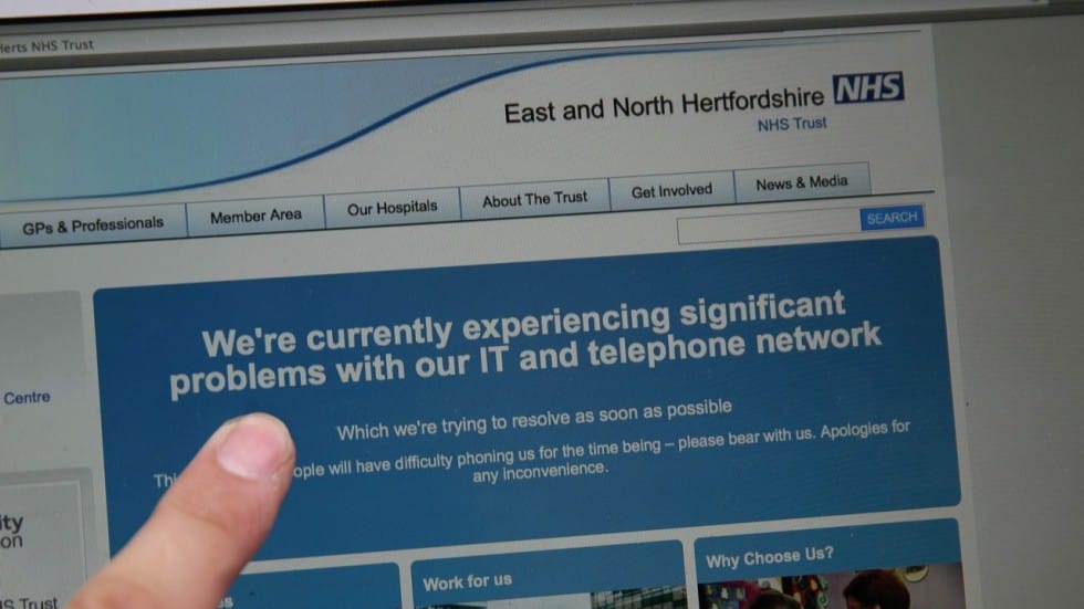 Global Cyberattack Disrupts Britain’s Health System