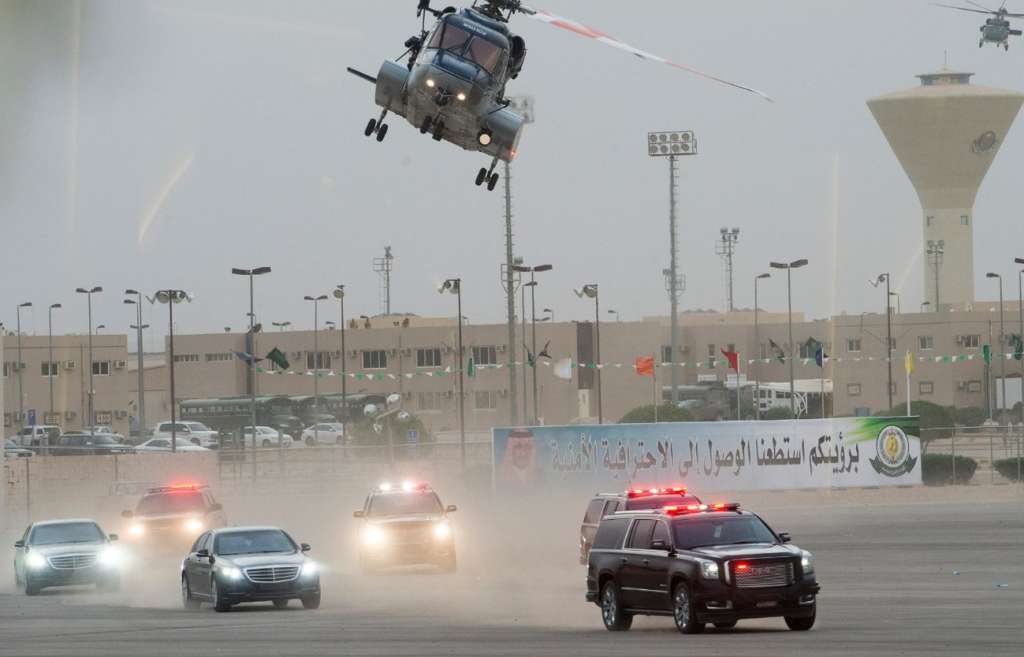Saudi Crown Prince Attends Special Forces Military Display