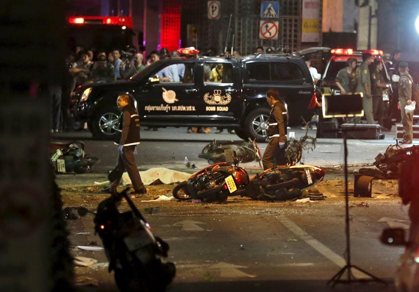 Bomb Wounds 24 at Bangkok Hospital