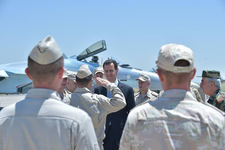 Assad in Hmeimim Base: ‘I Won’t Forget Moscow’s Stance’