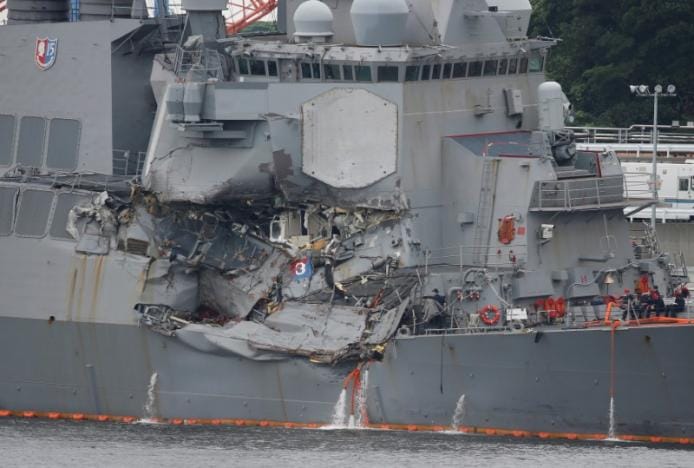 US Navy Calls Off Search for Missing Sailors after Discovering Bodies in Flooded Ship