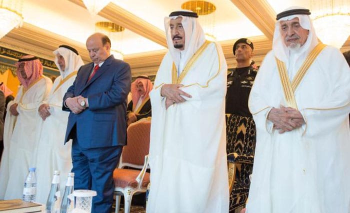 King Salman Performs Eid Prayer at Grand Mosque